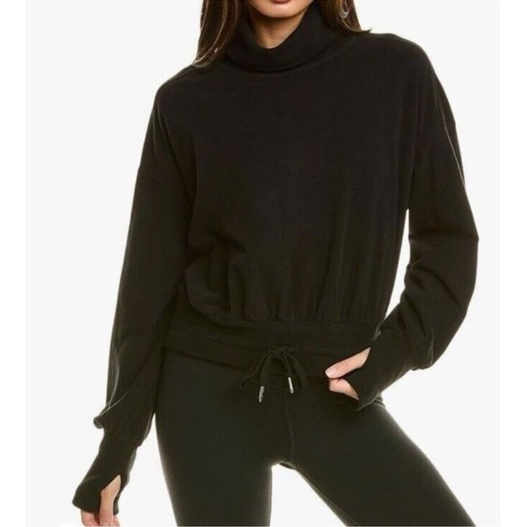 Sweaty Betty Womens Melody Luxe Fleece Pullover Medium High Roll Neck Sweater - Picture 1 of 15